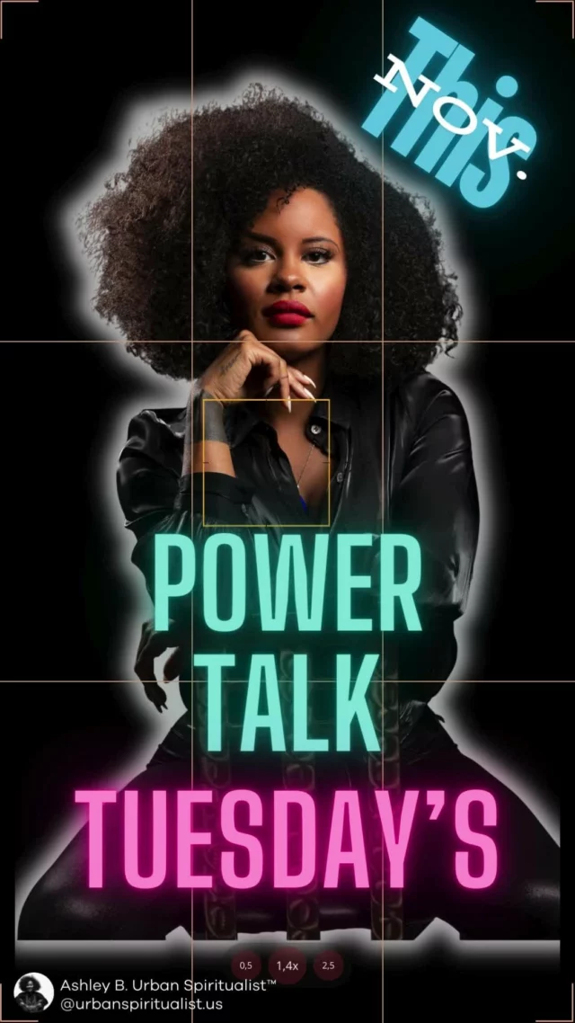 🎙️📖 Introducing Power Talk Tuesdays with Ashley B! 🎙️📖

Starting this November, join us every Tuesday as Ashley B, author of the upcoming 'The Power of US', shares exclusive teasers from her book. 

These powerful snippets will set the stage for our Wisdom Wednesday reflections.

Catch Ashley's readings as part of our 11th Remastered series, building anticipation for the book's release. Get ready for weekly doses of inspiration and a sneak peek into 'The Power of US'!
Don't miss out - tune in every Tuesday for Power Talks and follow up on Wednesdays for our spiritual insights.
.
.
.
 #PowerTalkTuesdays #AshleyBReads #ThePowerOfUS #11thRemastered